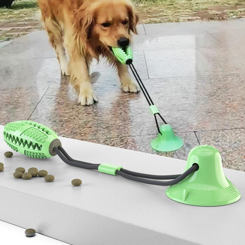 Rubber Treat Dispensing Dog Toy - Juguetes para masticar para perros, masticadores