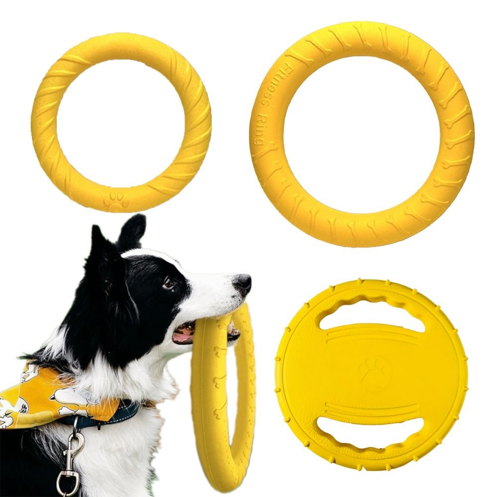 Flying Disc Dog Training Toy - Juego de Juguetes para Cachorros para