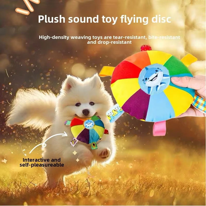 El disco volador interactivo d - Flying Disc Dog Training Toy reseña y precio