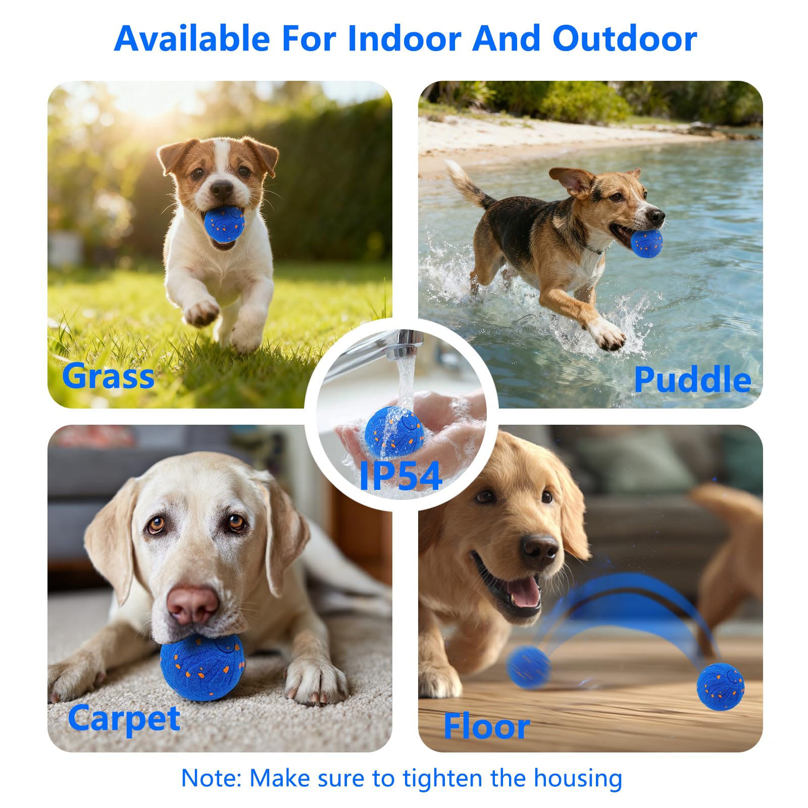 Pelota interactiva para perros - Automatic Moving Dog Ball reseña y precio