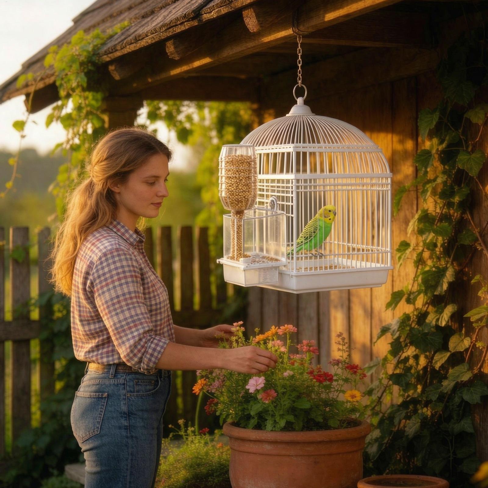 Comedero automático para pájar - Pet Feeders reseña y precio