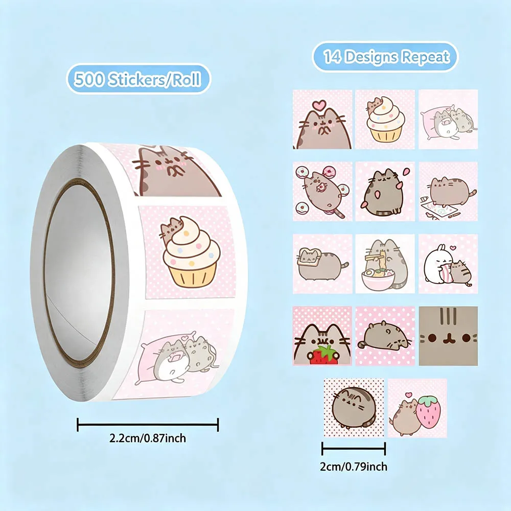 Hou 500 pegatinas de gato de d - Cat Toys reseña y precio