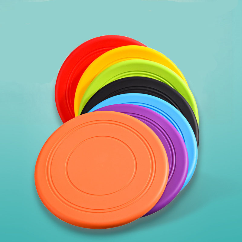 Platillo volador de silicona d - Flying Disc Dog Training Toy reseña y precio