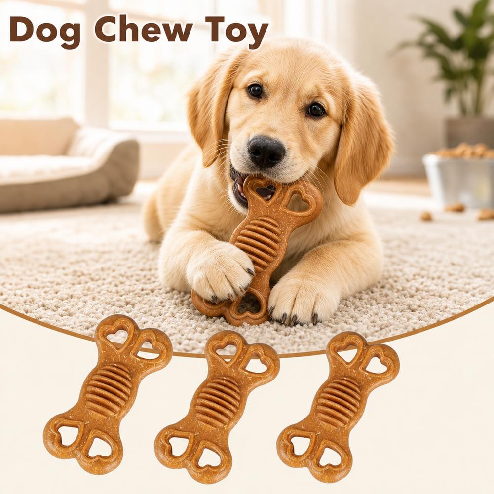 Juguete masticable indestructi - Teeth Cleaning Dog Chew Bone reseña y precio